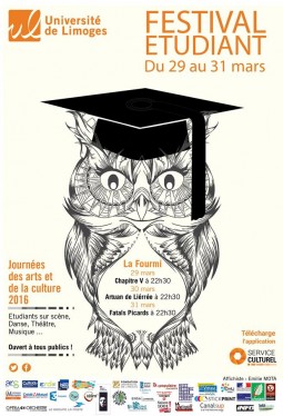 Affiche festival étudiant