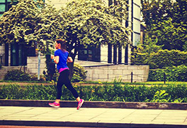 jogging