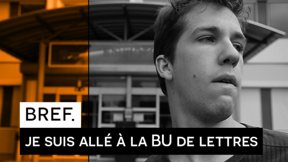 Bref, je suis allé à la BU de lettres