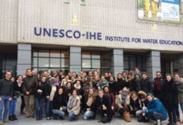 Les étudiants de l'Université de Limoges à l'UNESCO-IHE